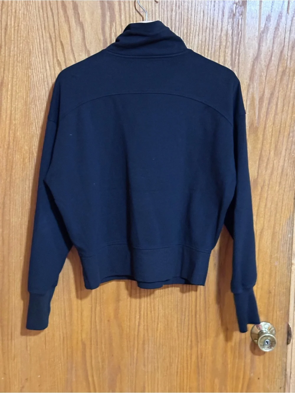 Old Navy Active Dynamic fleece sz large  women’s Black Zip-Up Mock Neck